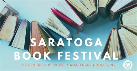 Saratoga Book Festival returning in October